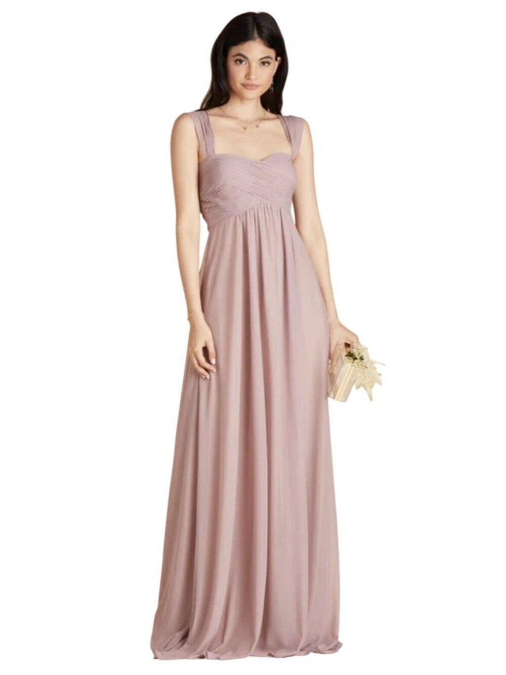 NWT Women's - Birdy Grey Maria Mauve Chiffon Bridesmaid Formal Dress, Size Small